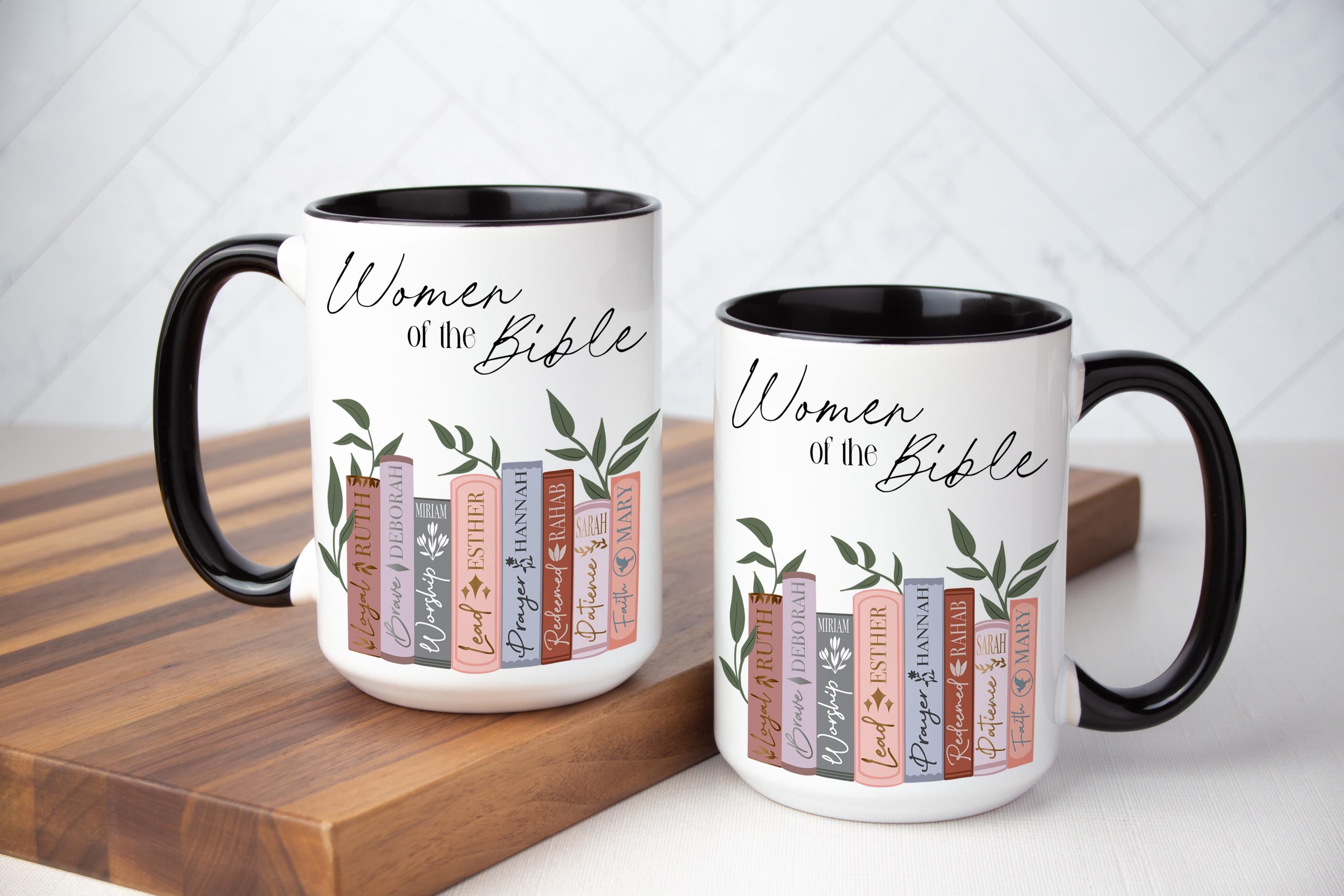 Women of the bible Coffee mug, Christian Coffee Mug for Women, Christian gift mug, Bible Gift Mug, Religious Friend Gift, Daughter gift mug
