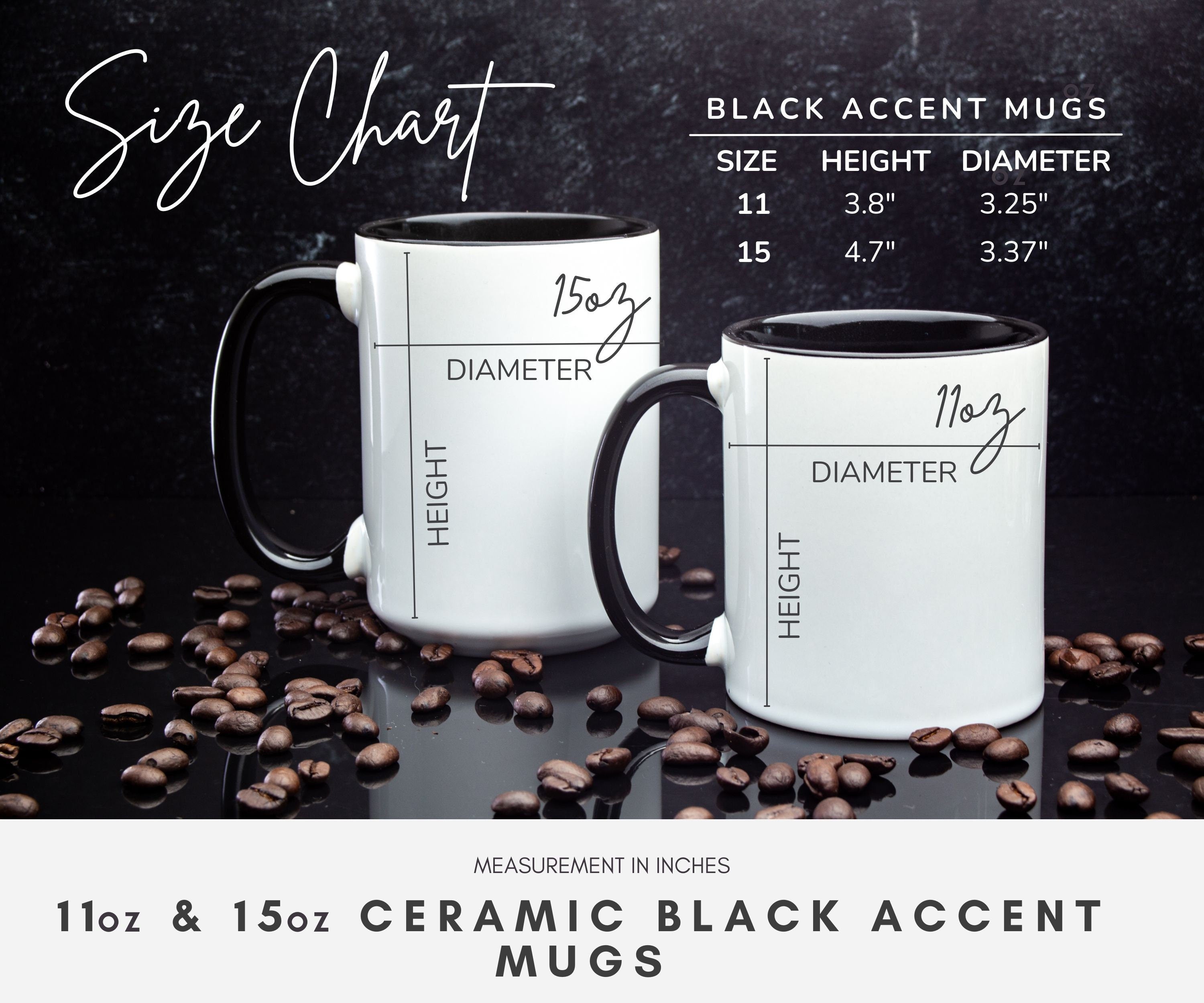 Personalized Plaid Mug: Masculine Coffee Cup, Multiple Sizes & Colors Available (Giftbox Included)