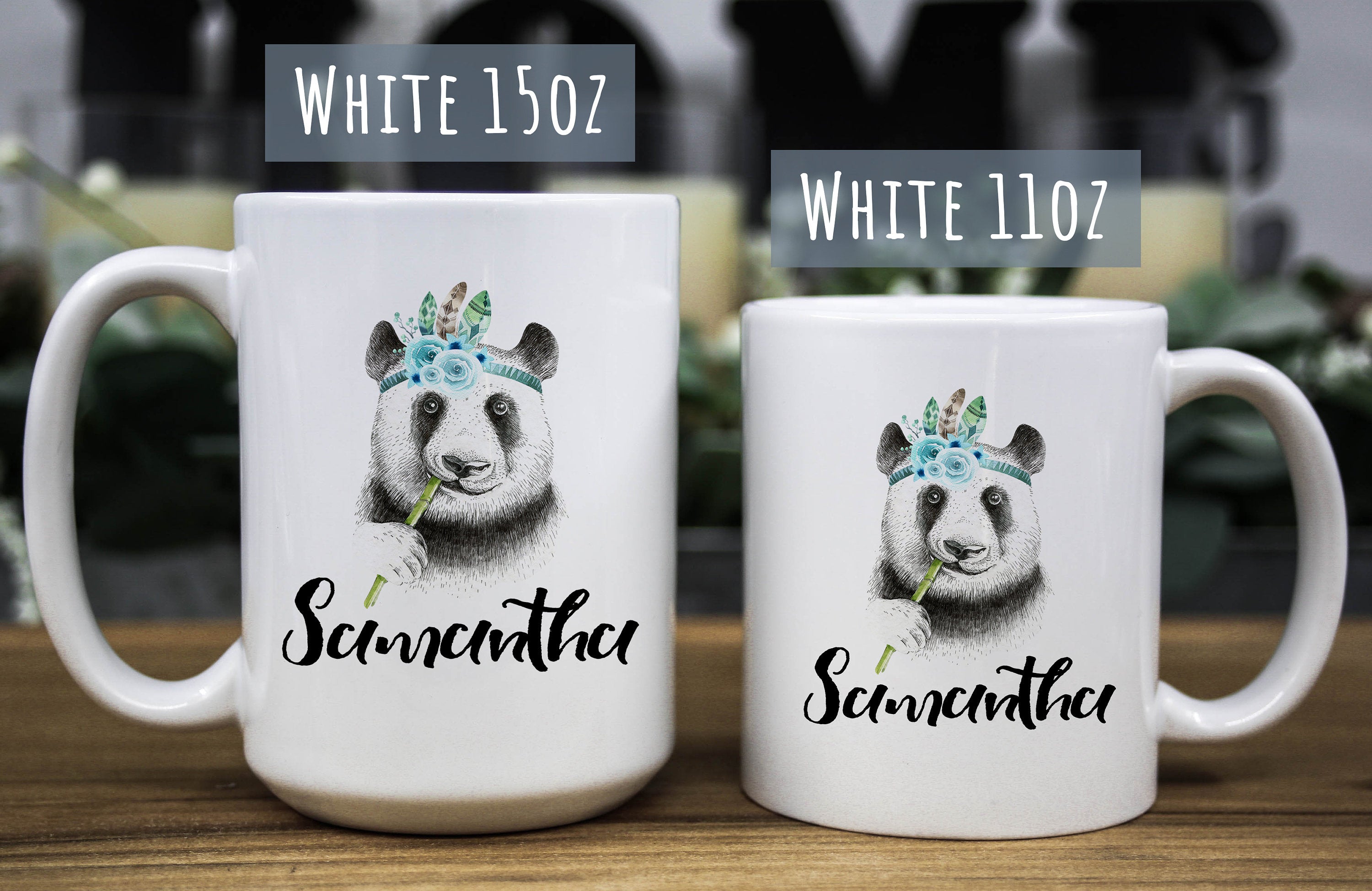 Personalized Name Bear Mug - Coffee mug for women - Custom mug for her - Custom mom gift - Custom Name mug for women - Mom mug -Gift for her