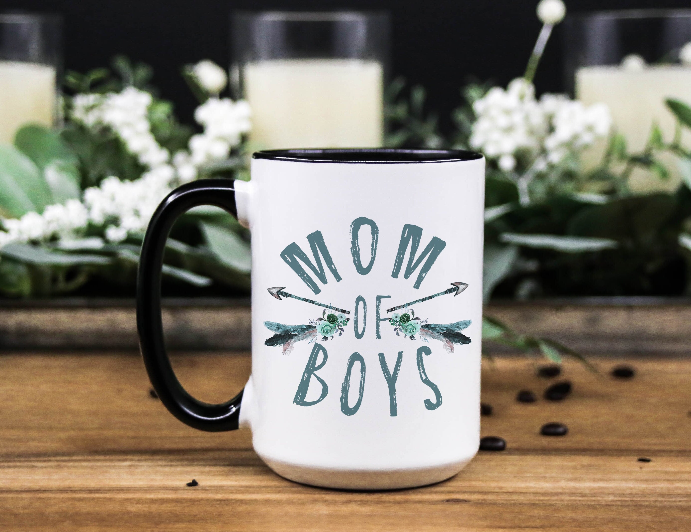 Boy Mom Mug - Mom life Mug - Mom of Boys Mug - Mothers day gift mug - Blue mom Mug - Mom Coffee Mug - Mama Mug - Birthday mom coffee mug