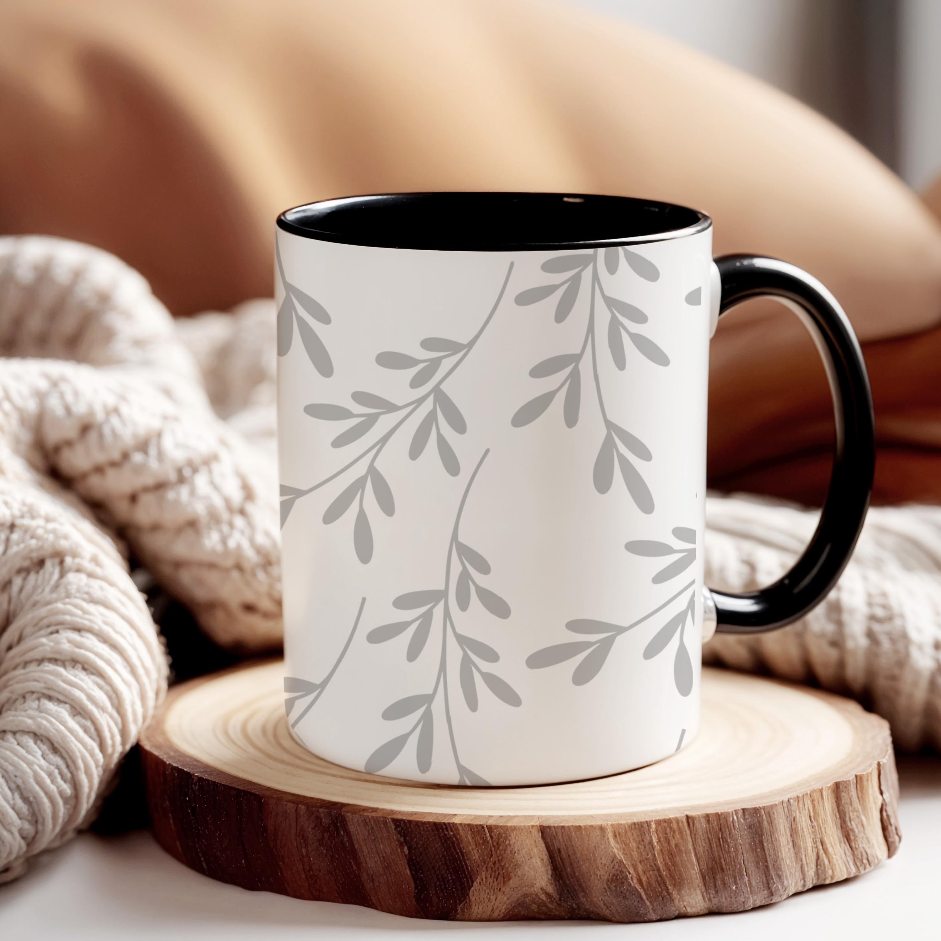 Personalized Farmhouse Mug Collection: Rustic Monogram Coffee Cup Gift, Multiple Sizes & Colors Available