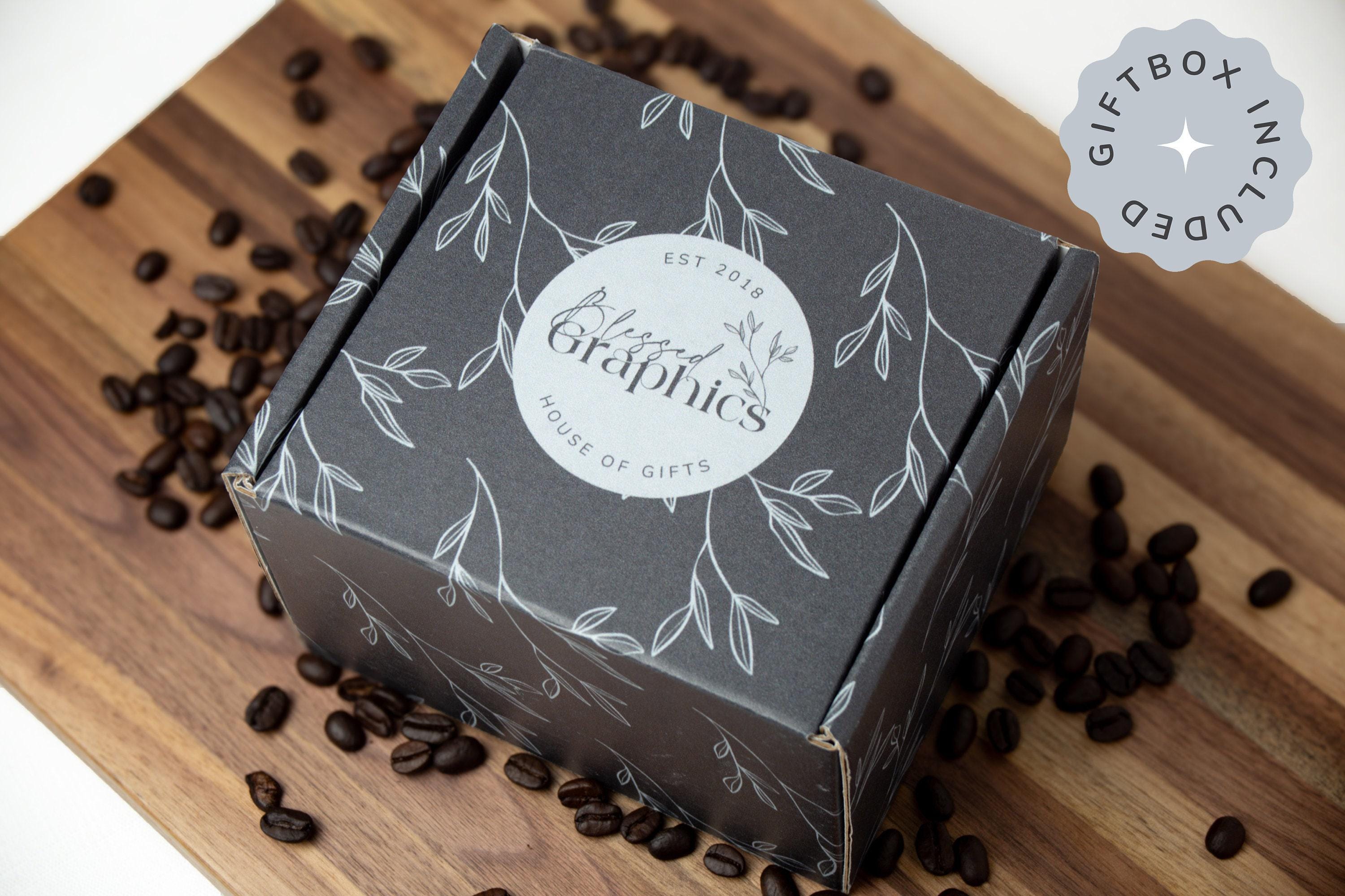 Personalized Greenery Mug: Elegant Nature-Inspired Coffee Cup, Multiple Sizes & Colors Available (Gift Box Included)