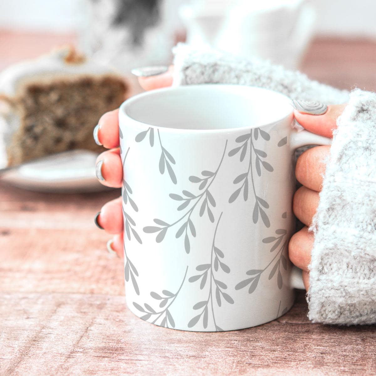 Personalized Farmhouse Mug Collection: Rustic Monogram Coffee Cup Gift, Multiple Sizes & Colors Available