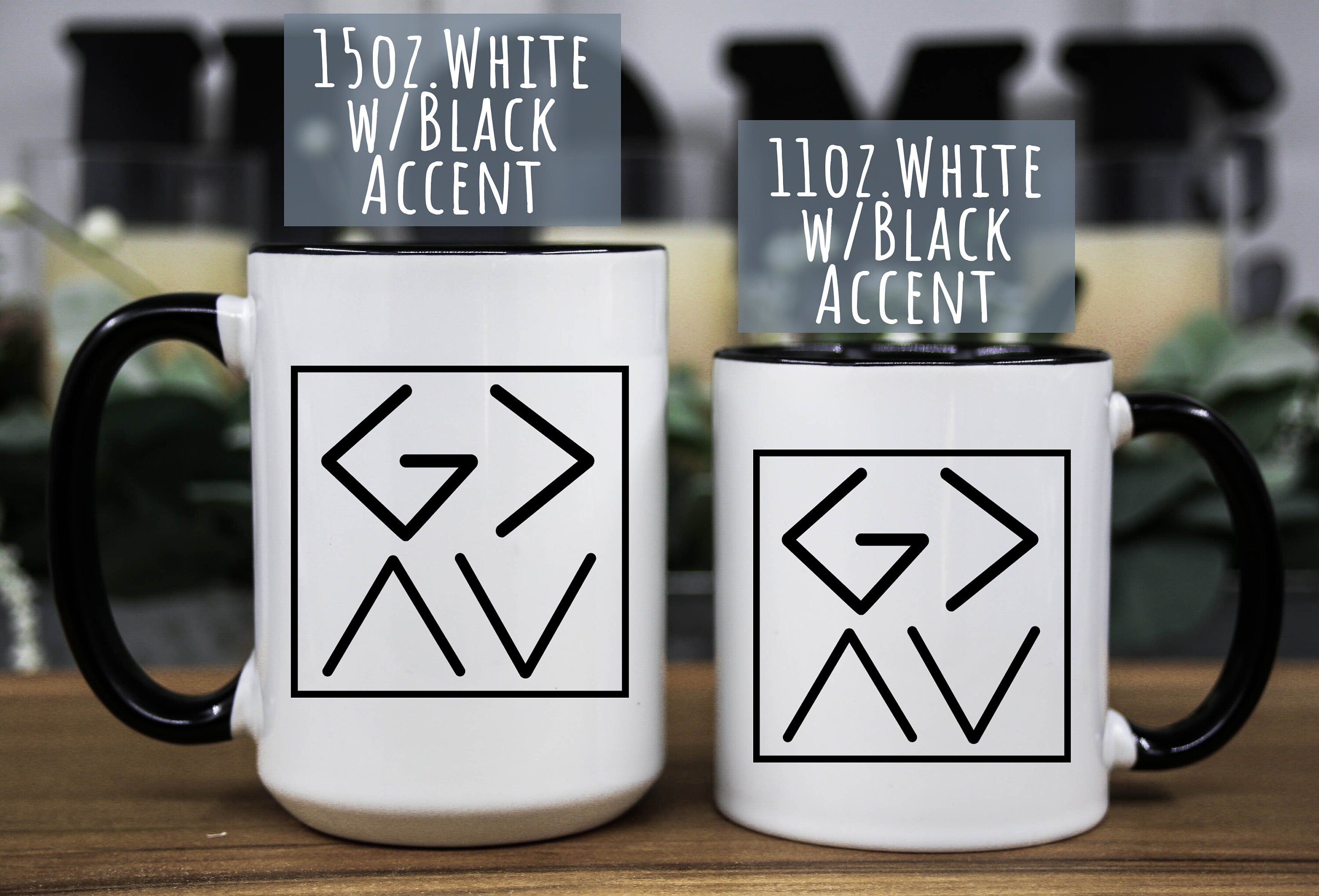 Christian Coffee Mug: God is Greater, Inspirational Gift, Multiple Sizes & Colors Available (Giftbox included)