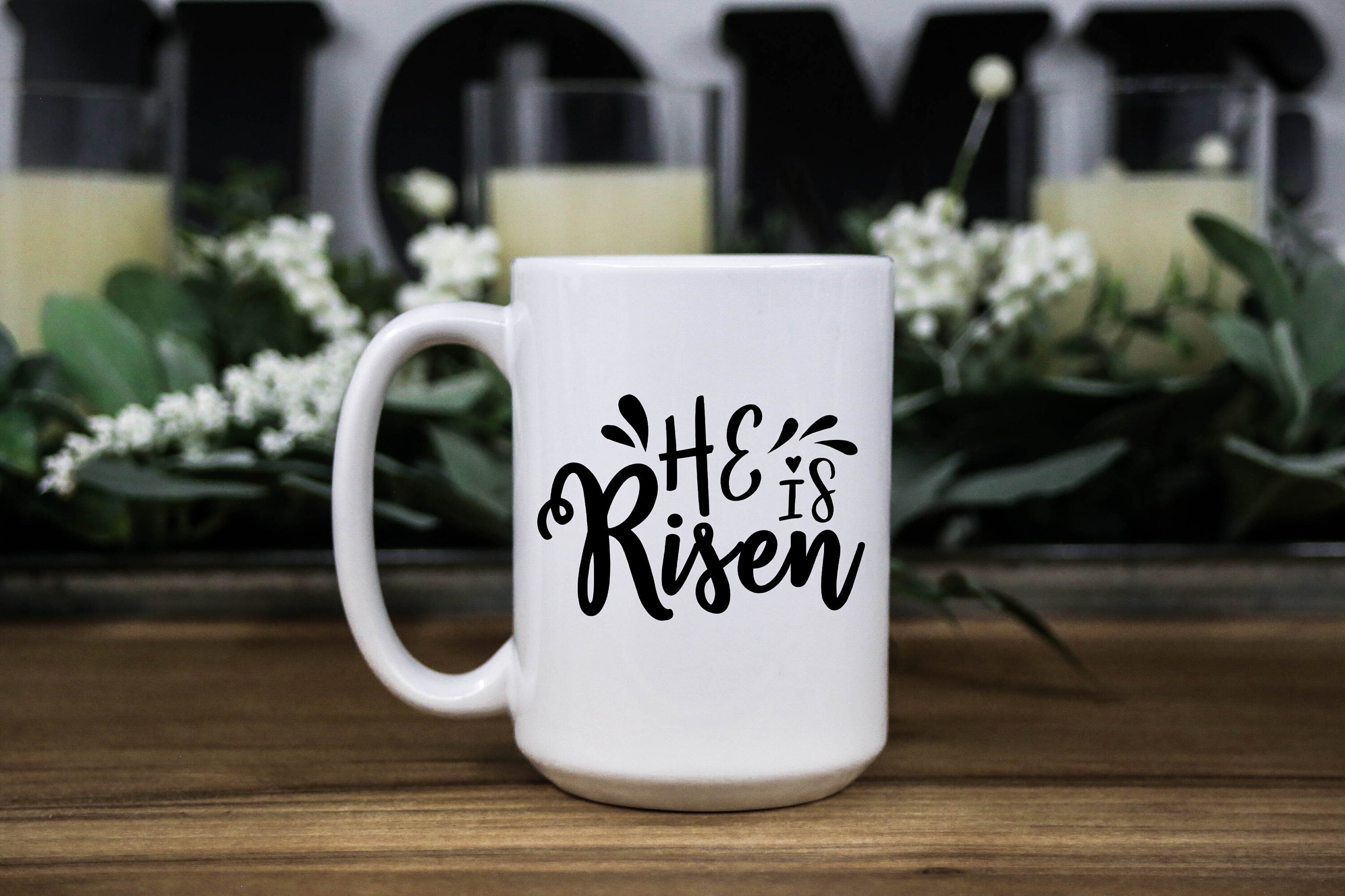 He is Risen Easter Coffee Mug: Christian Gift (11oz, 15oz)