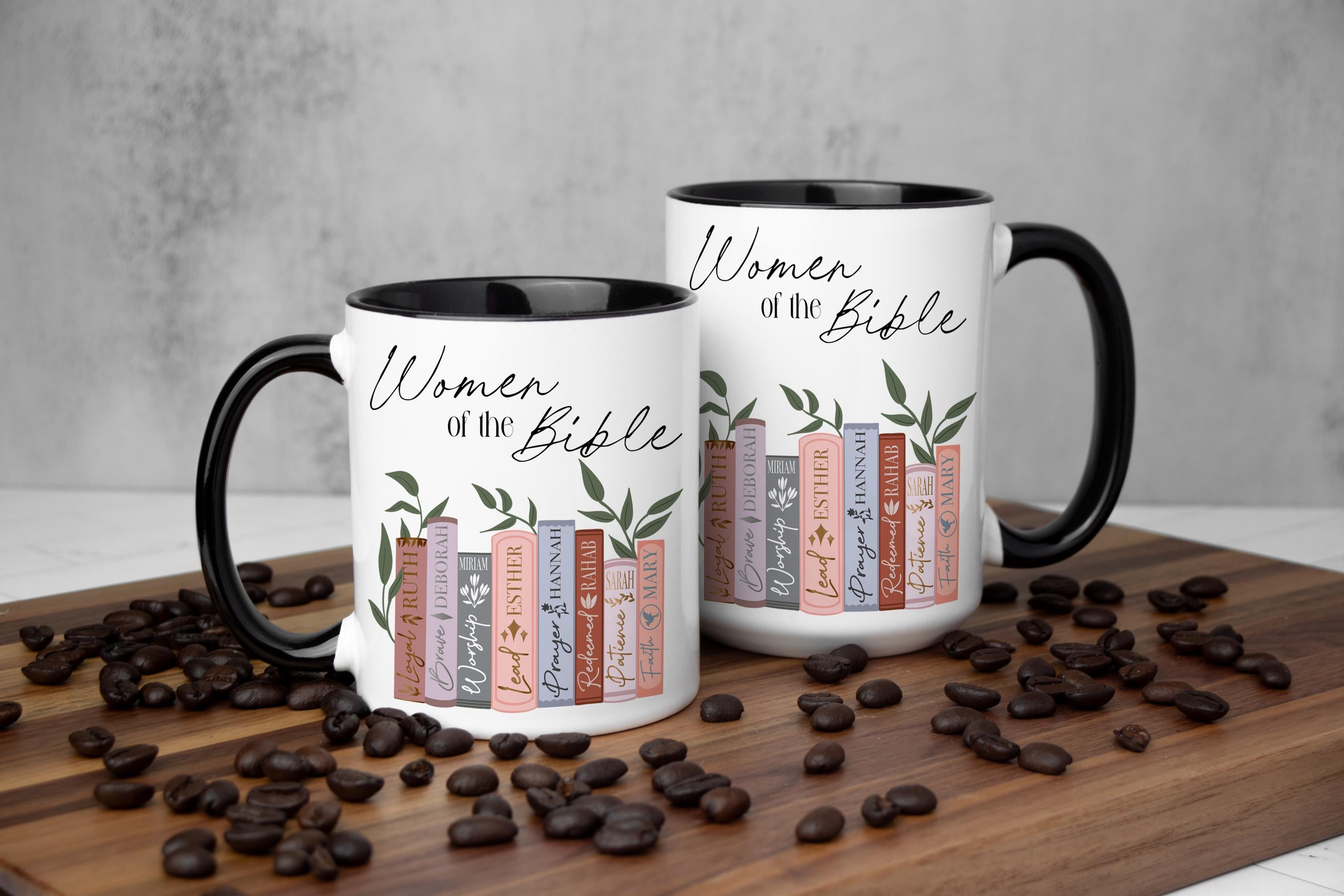 Women of the bible Coffee mug, Christian Coffee Mug for Women, Christian gift mug, Bible Gift Mug, Religious Friend Gift, Daughter gift mug