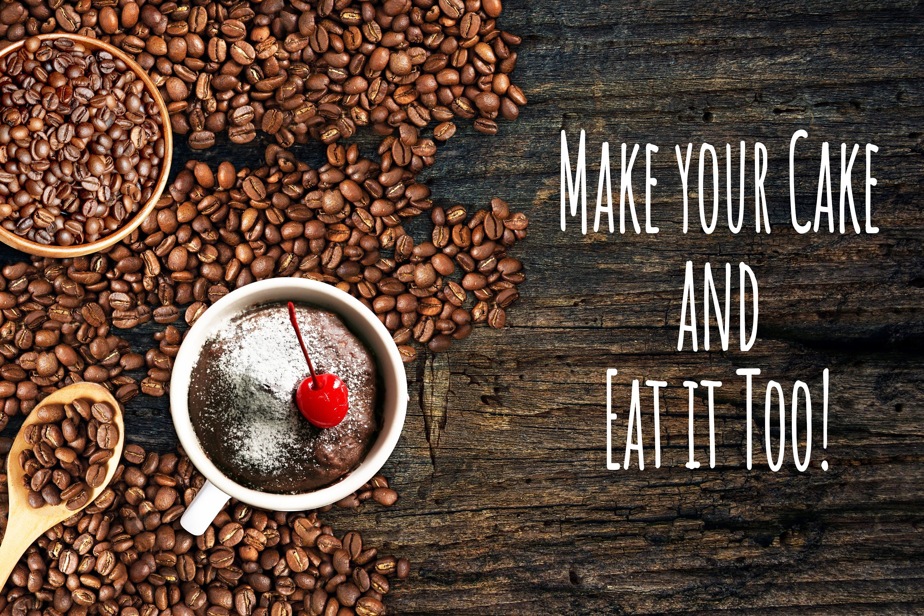 Choc Mug Cake Recipe Coffee Mug - Gift for Baker