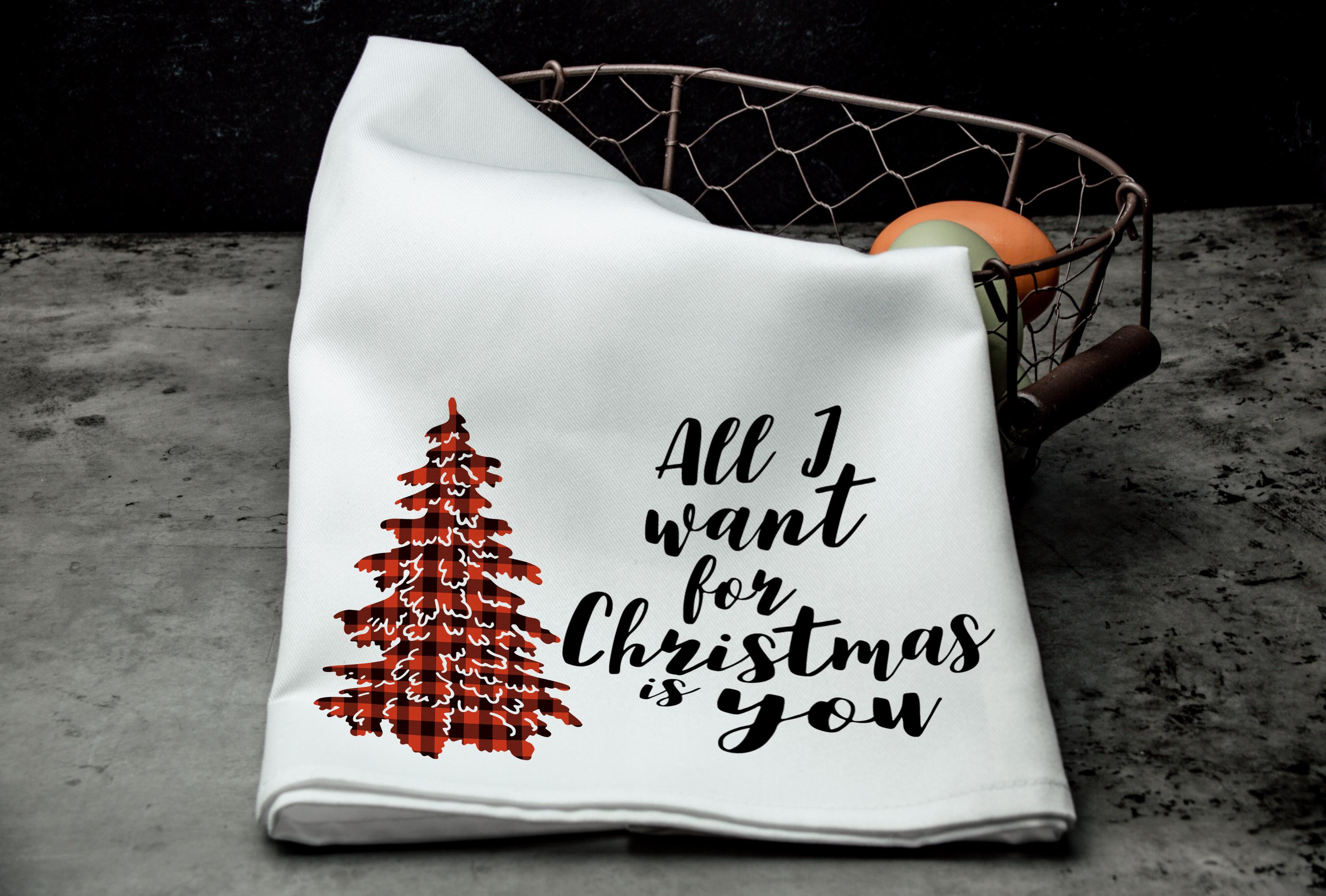 A Savior is Born Tea Towel, Christmas Kitchen Towel, Christian Tea Towel, Christmas Dish Towel, Christmas Kitchen Gift, Holiday Tea Towel