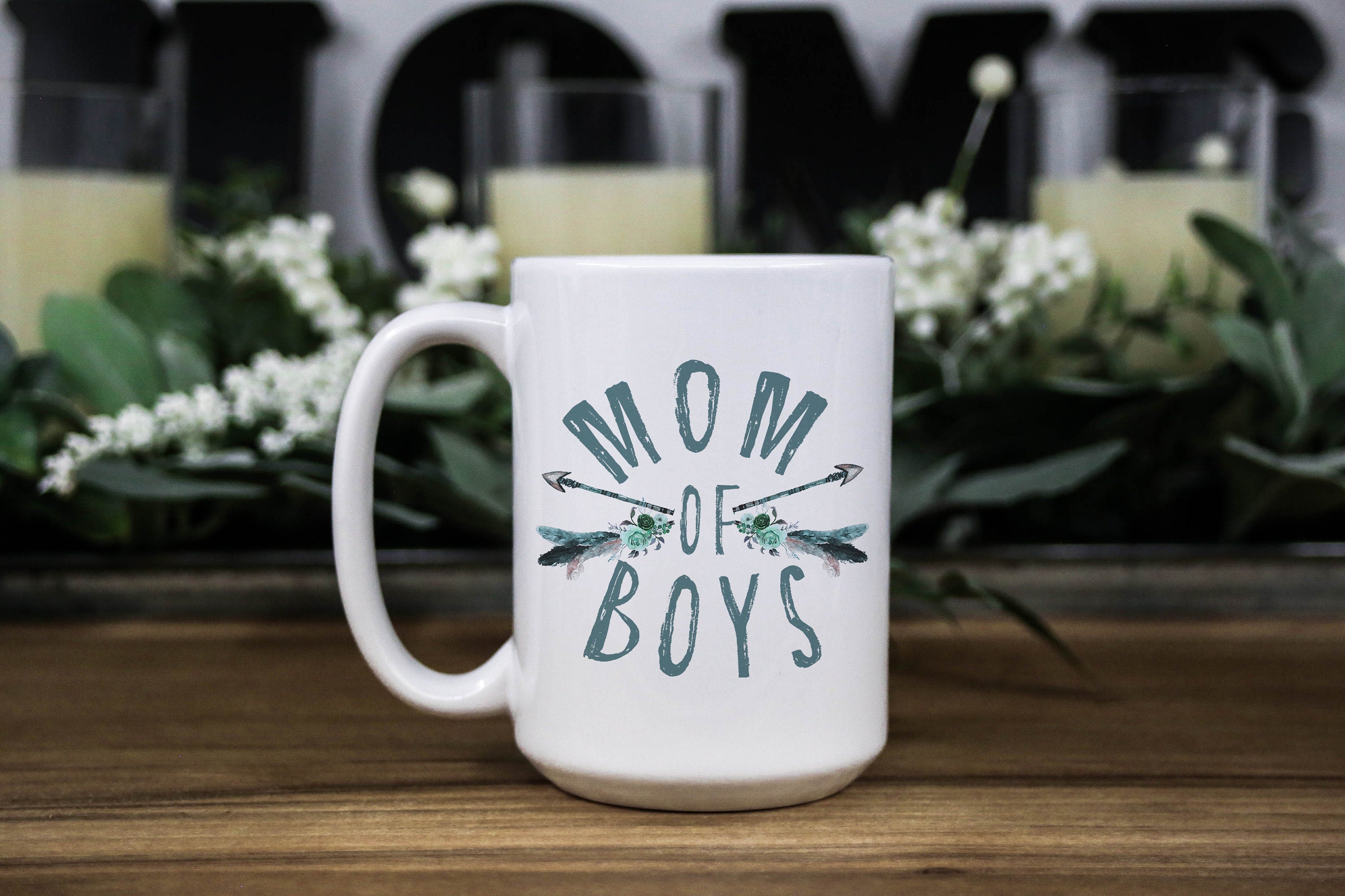 Boy Mom Mug - Mom life Mug - Mom of Boys Mug - Mothers day gift mug - Blue mom Mug  - Mom Coffee Mug - Mama Mug - Birthday mom coffee mug