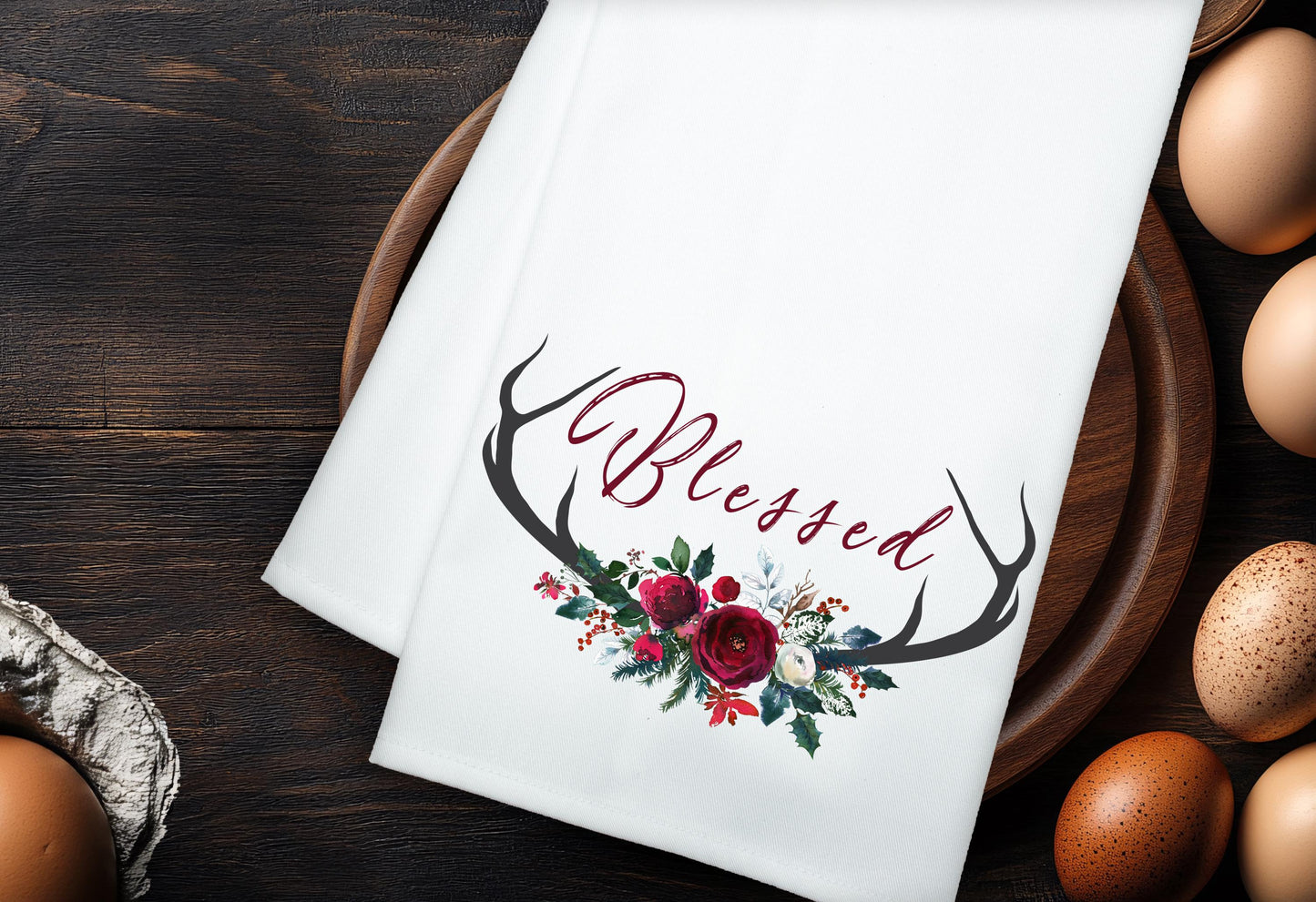 Christmas Tea Towel, Holiday Kitchen Towel, Christmas Kitchen Towel, Holiday Dish Towels, Hanging Kitchen Towels, Hand Towel