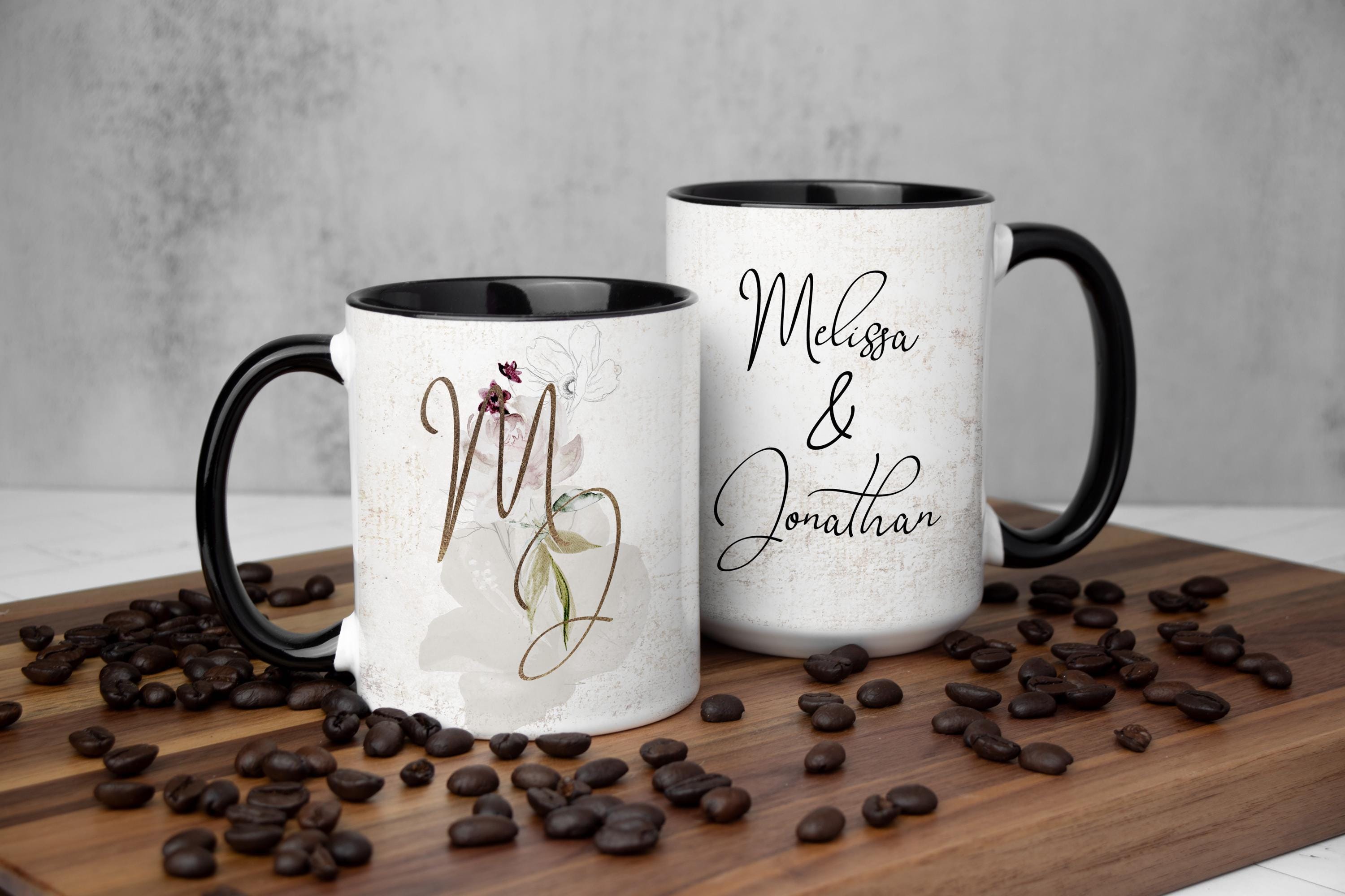 Personalized Wedding Coffee Mug: Custom Couple Gift